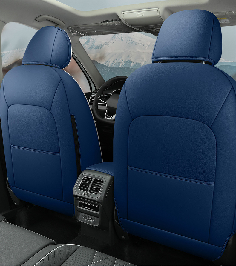 2023 Volkswagen Tiguan L Special Seat Cover All Seasons Universal Full Surrounding Seat Cover Breathable Leather Car Cushion Cover