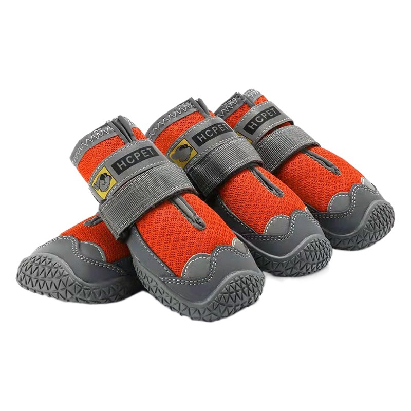 Amazon popular suministros para mascotas zapatos para perros primavera y verano nuevo transpirable resistente al desgaste Golden Retriever fabricante de zapatos para perros