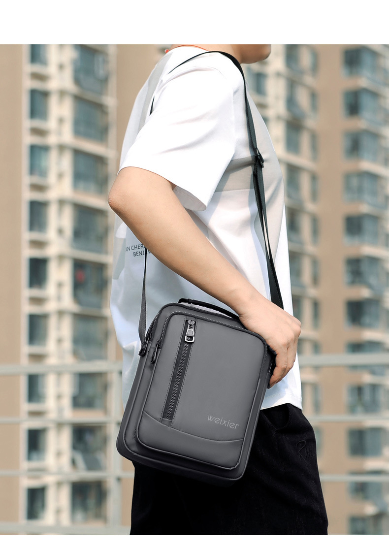 Kompakte Herren Handytasche Umhängetasche Wasserabweisend_voghion.com
