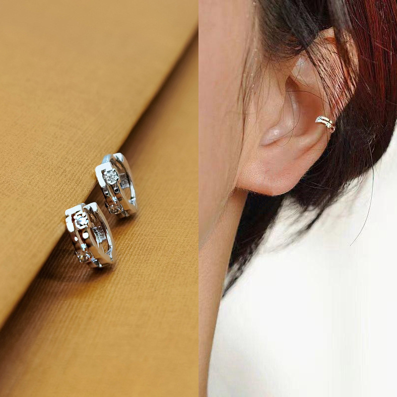 D0265 银色小号（适合耳骨）