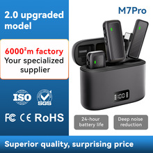 Ultra clear recording microphone with charging case M7pro