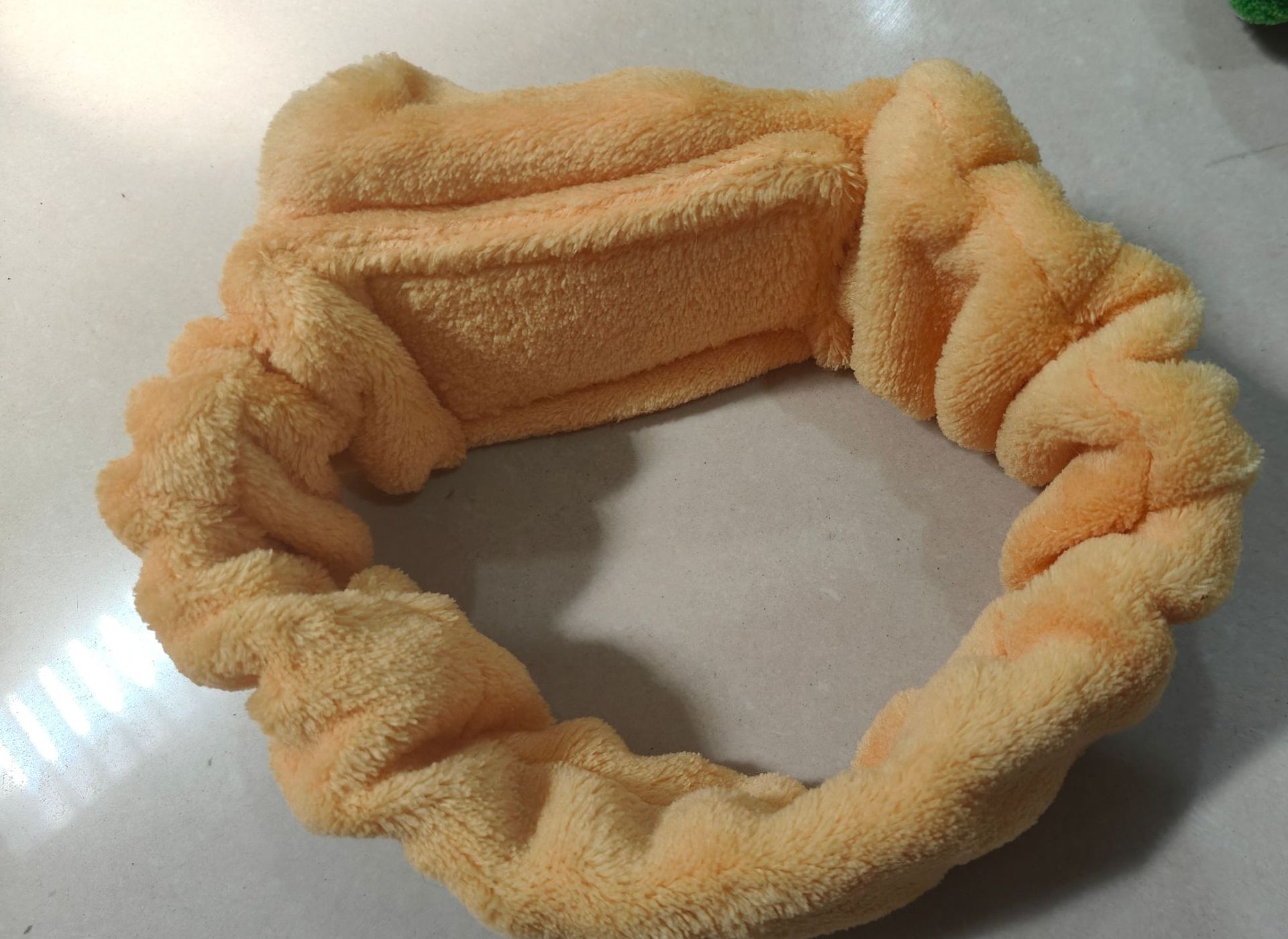 Círculos de dibujos animados banda de pelo para lavar la cara gato y ratón tocado de ojos grandes velcro banda de pelo adorable estudiante tarjeta de pelo al por mayor