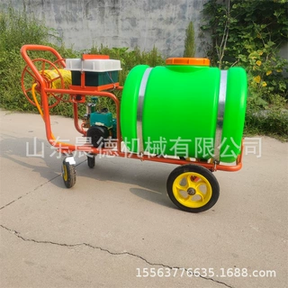 手推式汽油柴油电动喷雾打药机 推车式园林果园灭虫喷洒机