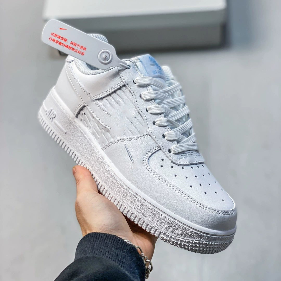 Nike Air Force 1, кроссовки на платформе, высокая универсальная скейтбордная обувь для отдыха, обувь