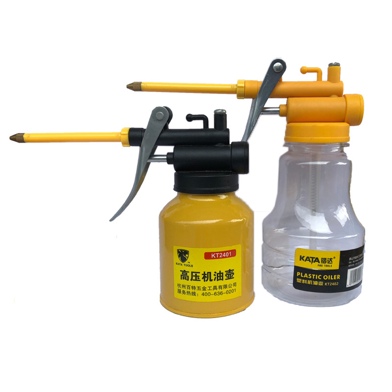 锴达工具塑料机油壶250g金属机油壶250g
