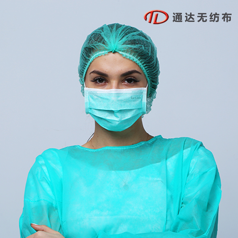 绿色PP无纺布一次性隔离衣厂家直供品质保证