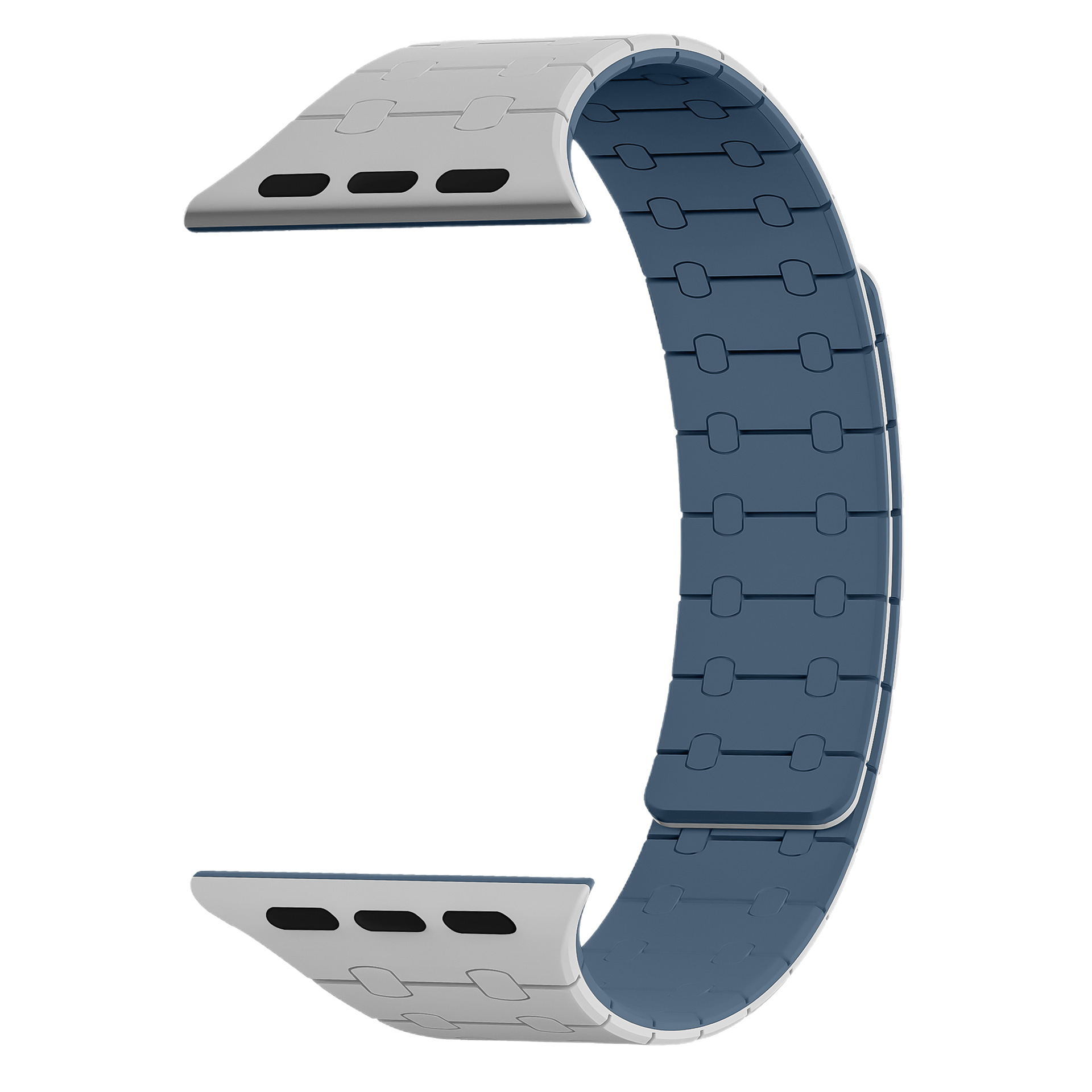 Adecuado para Apple Correa iwatch8/9 contraste color silicona Apple Correa magnética applewatch S8/9 Correa