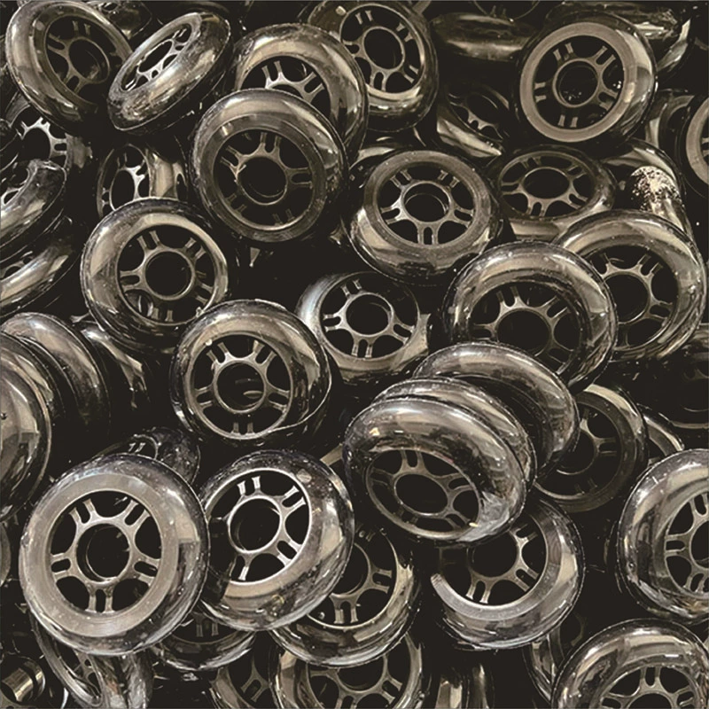 3-дюймовые 4-дюймовые 5inch 6inch колеса для тележки для багажа, гладкие и тихие колеса из искусственной кожи, универсальные ролики, роликовые коньки, ролики для багажа