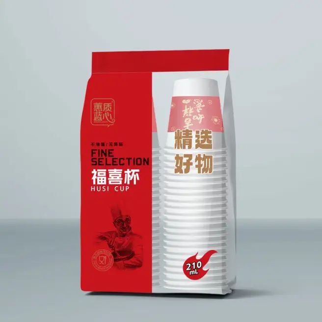 蕙质蓝心LX-1351 福喜杯/双排 210mL*25只*2排 单包