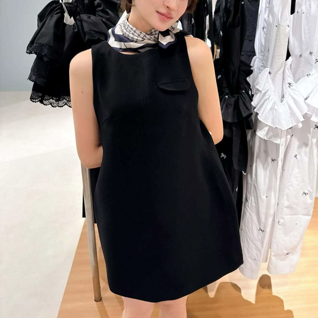 Винтажное длинное черное платье свободного силуэта в парижском стиле для женщин, весна/лето в японском стиле.