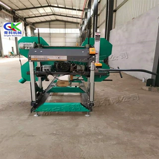 木工薄板带锯机Horizontal band saw machine卧式木工开料推台锯
