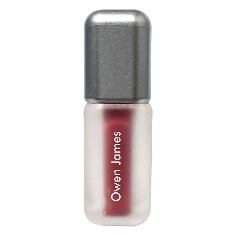 Оуэн Джеймс Маленькая Серебристая трубка Глазурь для губ Матовый матовый бархат не легко выцветает Белая Помада Студенческая глазурь для губ оптом