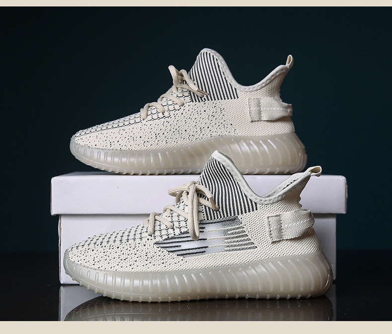 Paar Modellen Kokosnoot Schoenen Vrouwen Zomer Nieuwe Ademende Vliegende Geweven S Ins Koreaanse Versie Van Sport Straat Schieten F_voghion.com