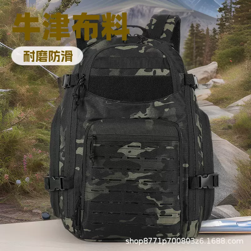 新款双肩战术迷彩背包登山野营大容量包骑行背包户外战术背包批发