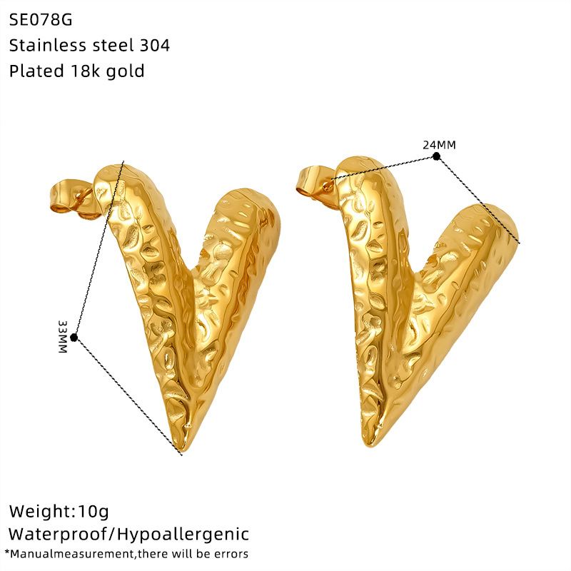 Holiday, Daily, Party Occasion 1 Pair Basic Vintage Style Geometric Flower Plating Titanium Steel Ear Studs