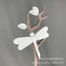 定制香薰陶瓷花杆摆件陶瓷制品扩香花无火香薰吸香花朵家居香薰