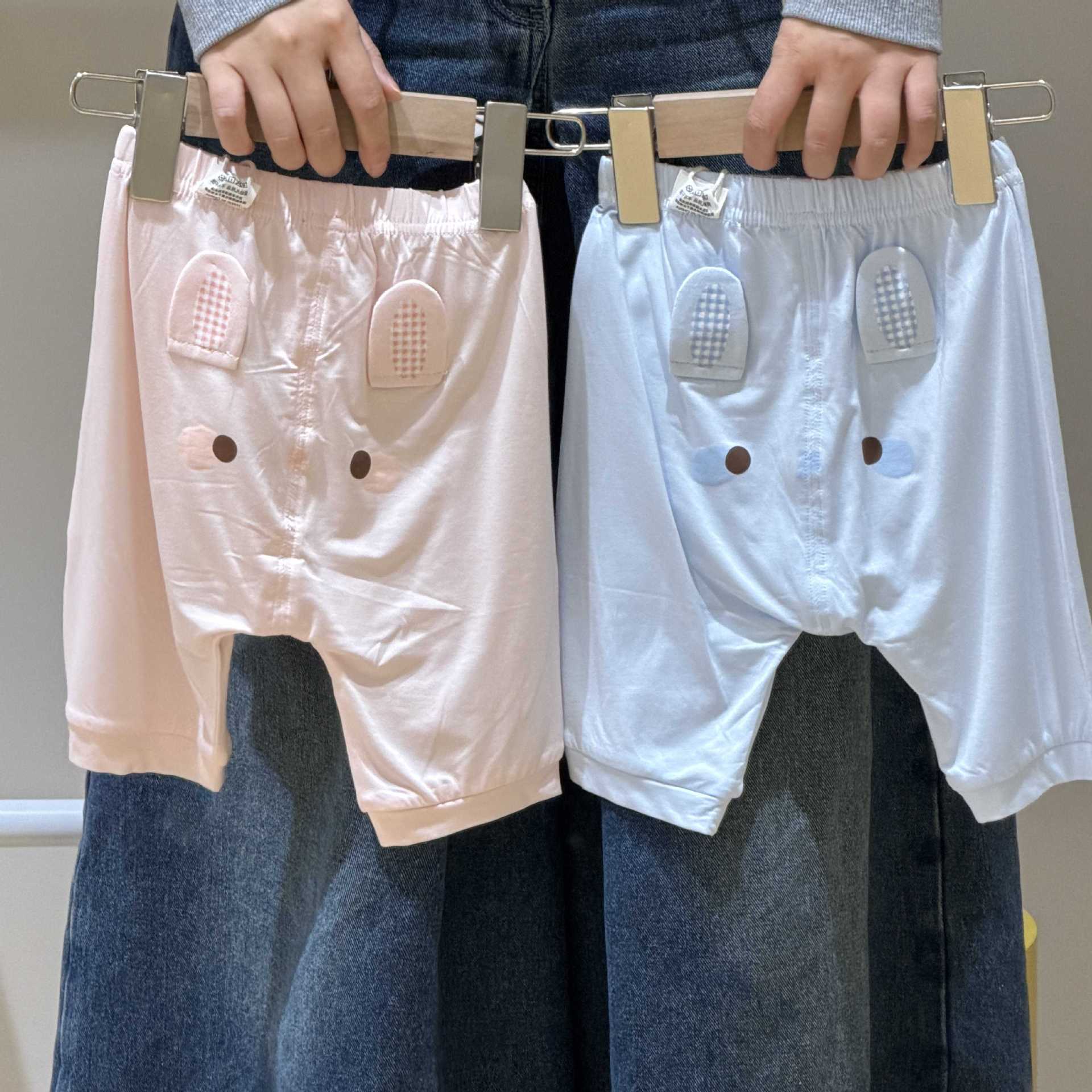 旺贝特夏季pp裤婴幼儿女孩超薄舒适透气甜心小兔