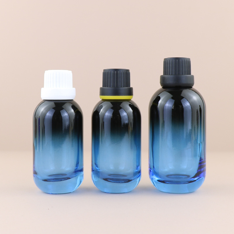 厚い底の新型エッセンシャルオイルの瓶の10mlの30mlの50nl化粧品は空の瓶を分けて配合します。|undefined