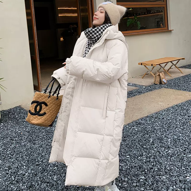2025冬季羽绒棉服女过膝长款韩系加厚爆款棉袄学院风防寒棉衣外套