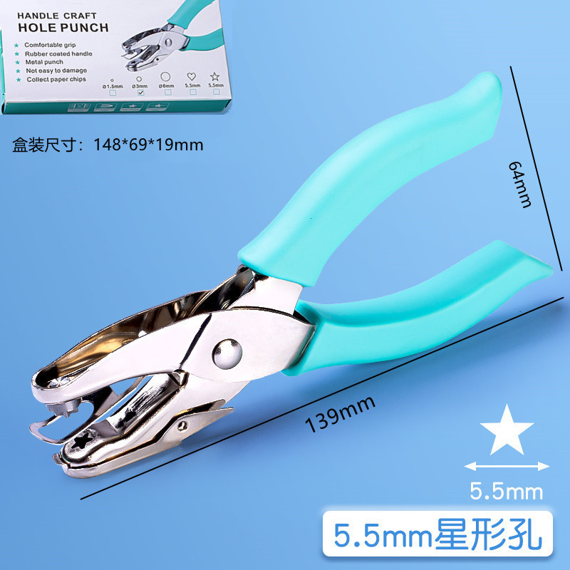 Punzonadora astronómica al por mayor pequeña perforadora de archivos de un solo orificio de metal