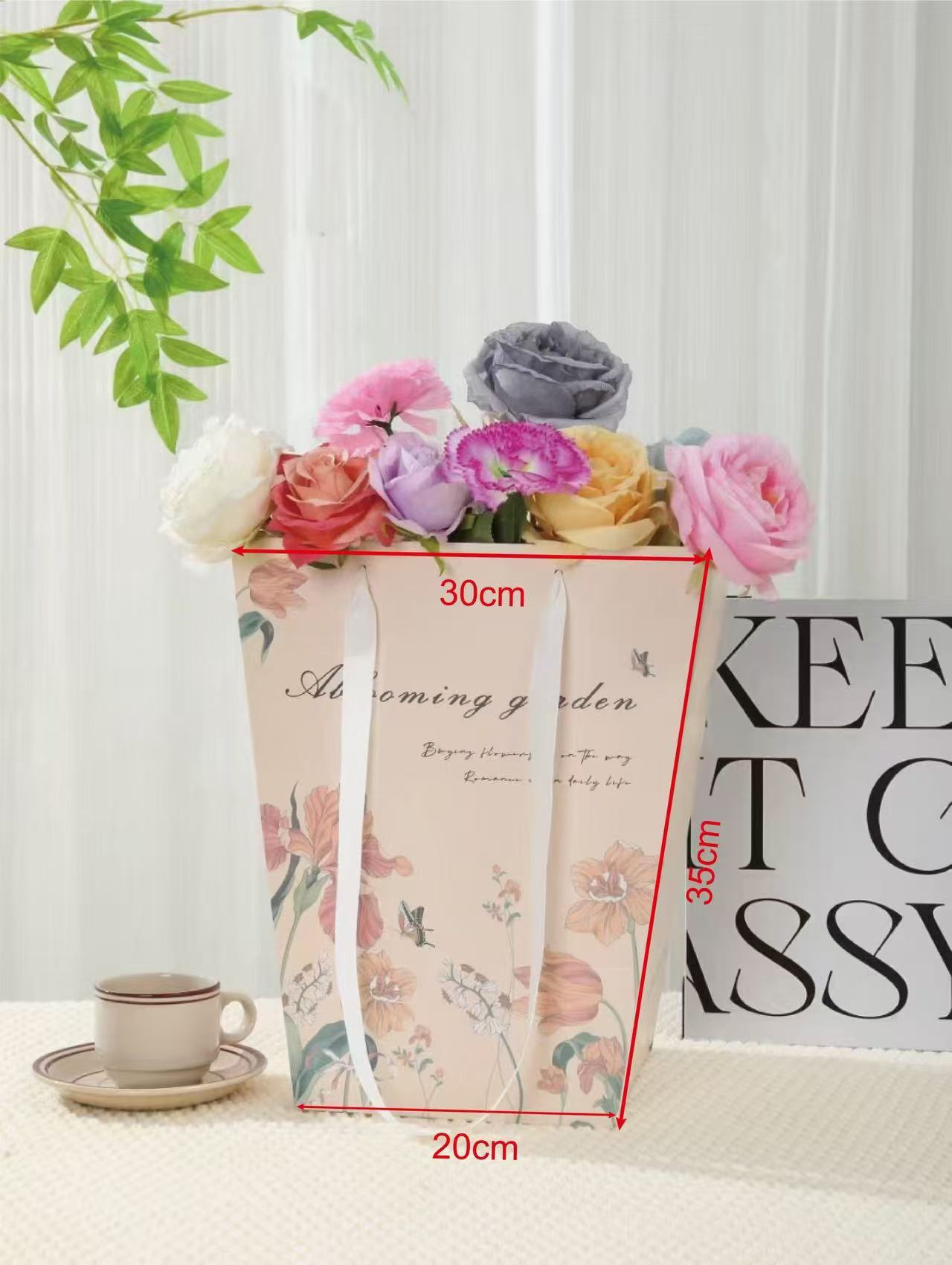 신상 대형 사다리꼴 살구색; 1개