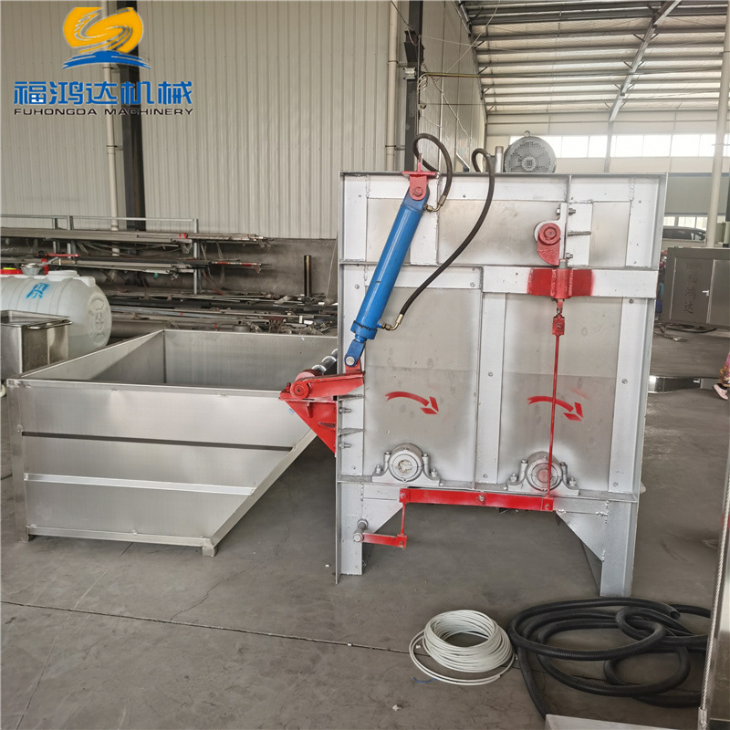 猪毛全自动打毛机  贾汪区打猪毛设备 开水浸烫整猪毛方形烫池