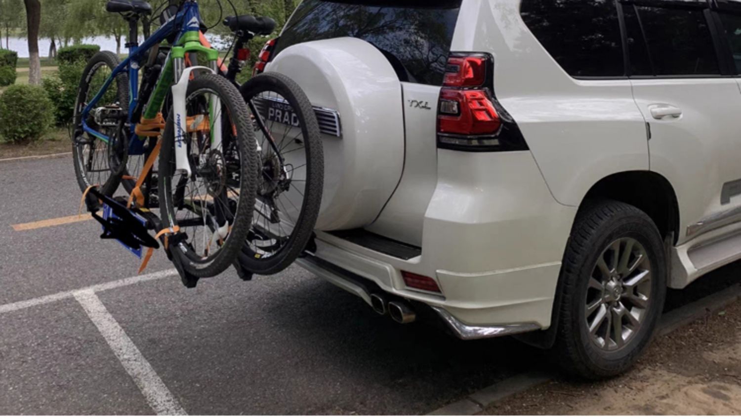 Car Trunk Car Bicycle Frame Rear Hanger SUV Folding Suspension Square Mouth Modified Single Frame