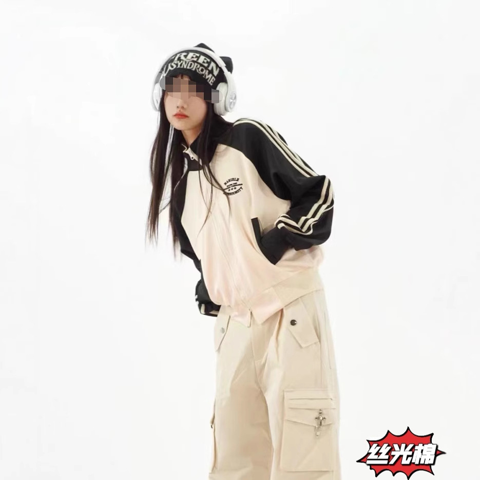 Retro short autumn thin sweatshirt