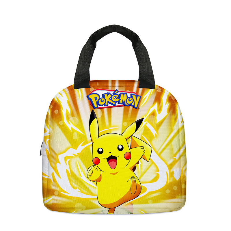 in stock pokemon Pet Elf pikachu Pikachu Lunch Bag for Primary and Secondary School Students Portable Meal Bag in stock pokemon Pet Elf pikachu Pikachu Lunch Bag for Primary and Secondary School Students Portable Meal Bag