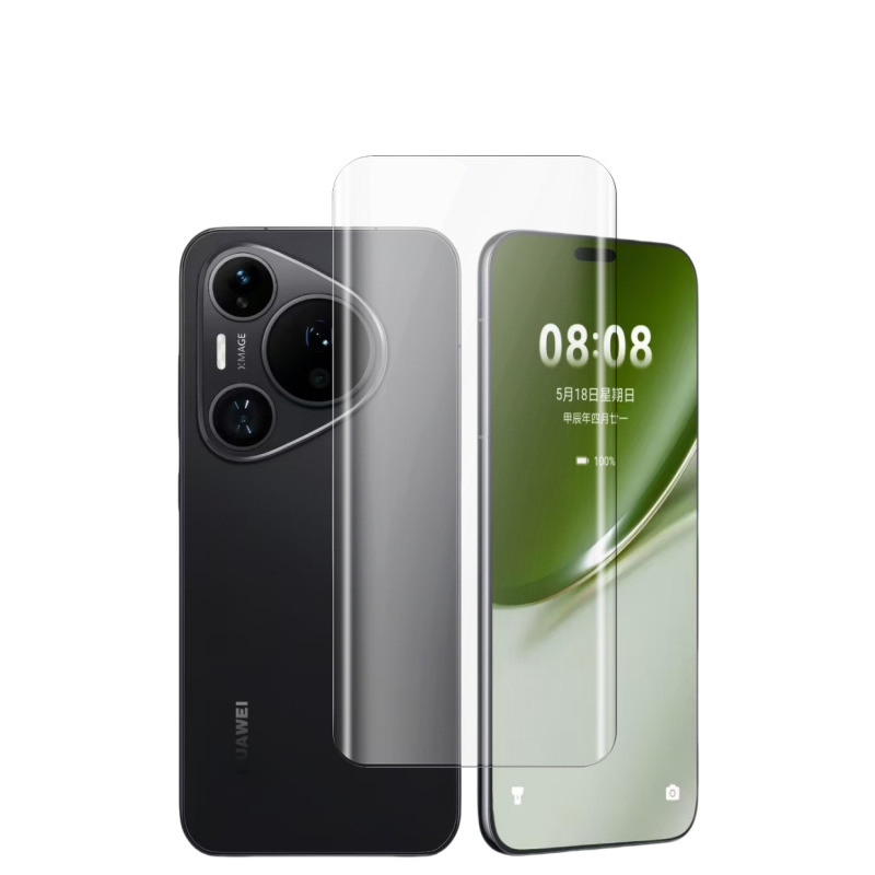 Aplicable a Huawei P80Pro película templada curva Pura80ultra HD UV todo el pegamento 70 anti-visión 60 película de lente