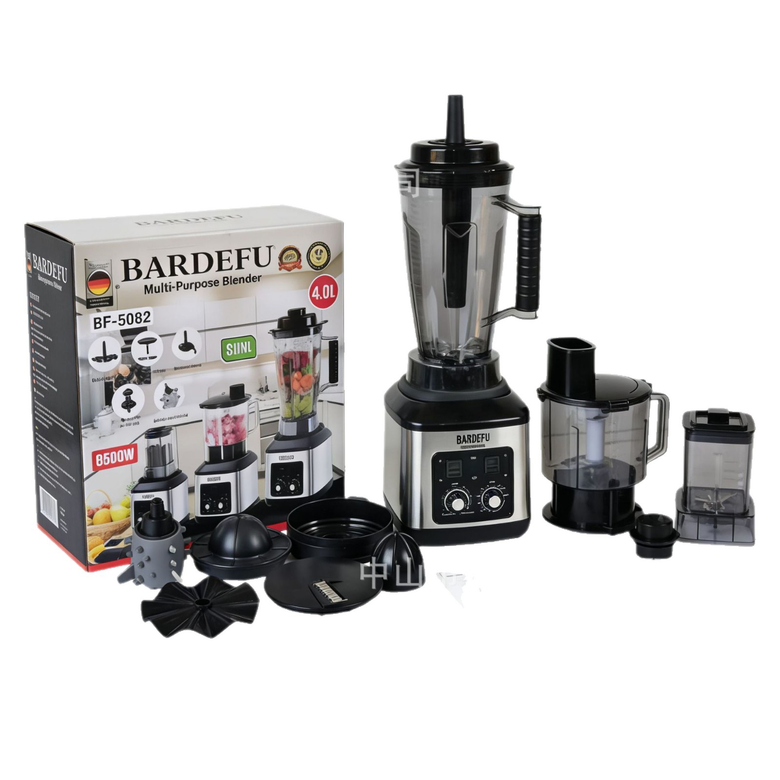 BARDEFU-5082 blender  4L破壁机搅拌机榨汁机原汁机绞肉机跨境