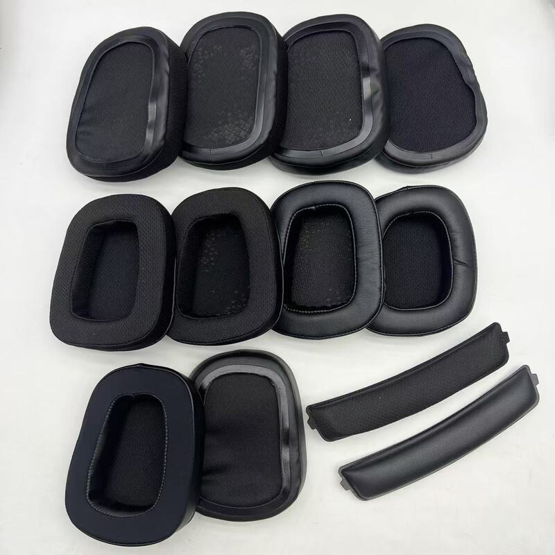 Suitable for Logitech Logitech G633 G933 G399S Headphone Sponge Cover Breathable Mesh Earmuffs Head Beam Suitable for Logitech Logitech G633 G933 G399S Headphone Sponge Cover Breathable Mesh Earmuffs Head Beam