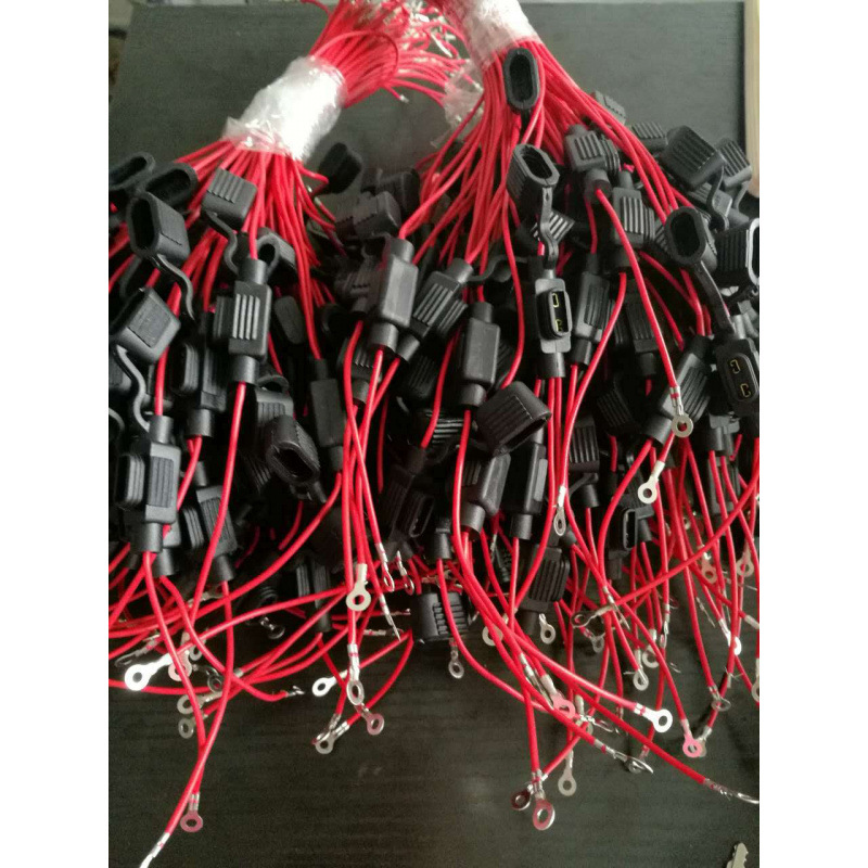 XHX002汽车小保险丝防水座保险丝盒保险座两端打端子保险盒红线座