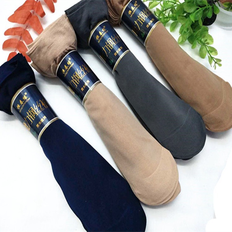 Men's Extra-Long and Thickened Steel Stockings, Spring and Autumn Anti-Snag Stockings, Unisex Mid-Calf Elastic Stockings Wholesale