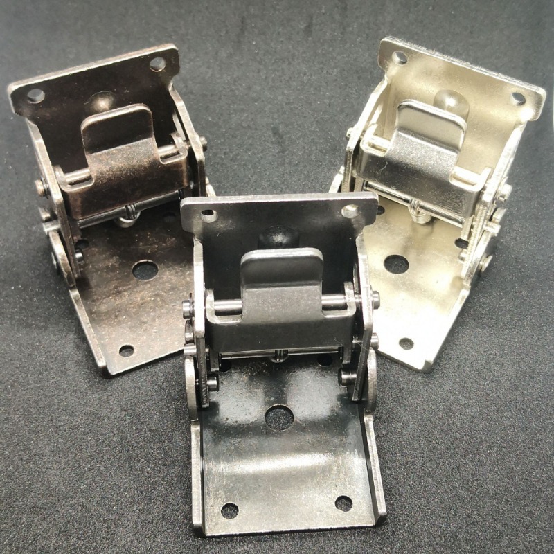 Mesa de comedor que conecta el código del ángulo del pie bisagra plegable muebles mesa de comedor 0 a 90 grados bisagra plegable de autobloqueo invisible