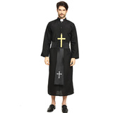 Хэллоуин одежда драма сцены Сервер производительности мужской миссионерский персонаж отца, играющий в одежду, играет в одежду