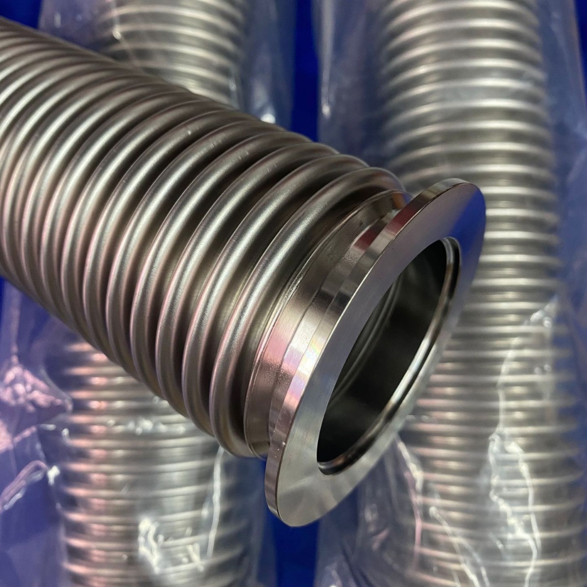 KF304不锈钢真空波纹管 KF快装法兰波纹管 KF40*100mm氦气已检漏