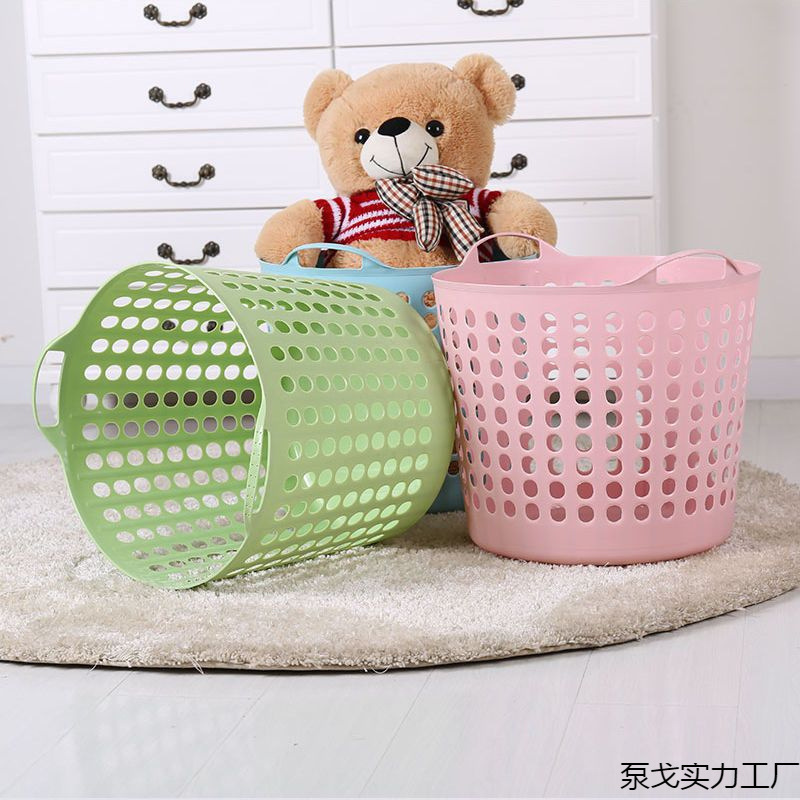 Extra Large Dirty Clothes Storage Basket Plastic Household Dirty Clothes Basket Dormitory Dirty Clothes Basket Laundry Basket Toy Storage Basket