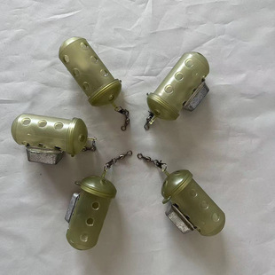 Fishing small accessories blocking earthworm bait cage with lead pendant 20g-50g European-style library fishing fishing gear kit manufacturers direct supply