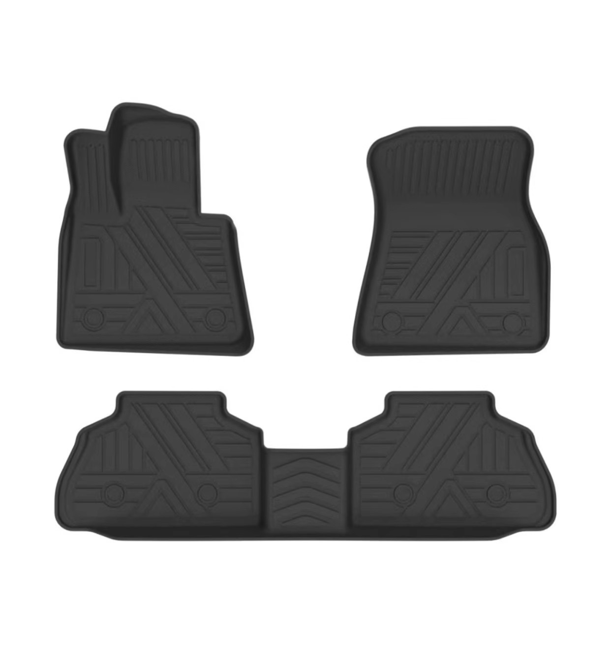 Specialized Bmw X5 Right-Hand Drive F15/G05/E70/G18/F85 Car Tpe Floor Mats Rubber Waterproof Carpet