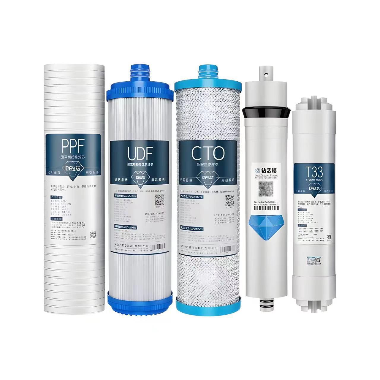 Adaptable al filtro de Jardín de Fujian 10 pulgadas 185EFJHlG accesorios serie filtración de agua del grifo