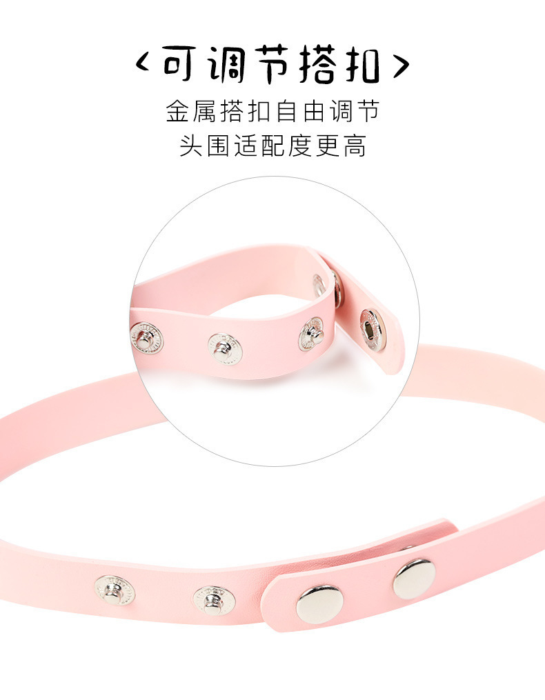 Silicone Collar with Bell and Chain for Adult Role-Play — detail image 13