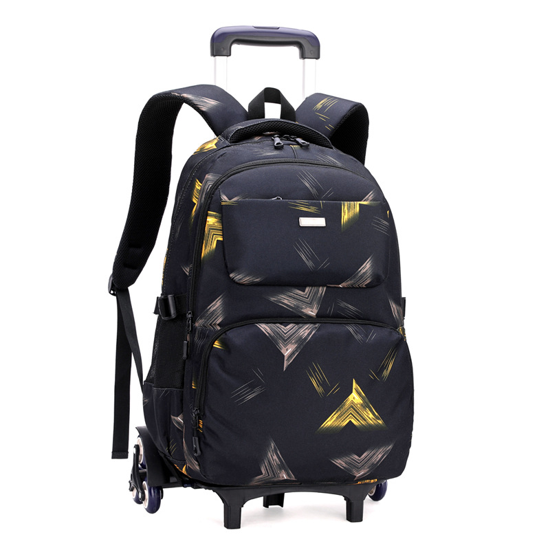 Transfronterizo especial pescado natural nueva mochila carro primaria y secundaria niños de la Escuela de gran capacidad de una sola pieza de entrega imprimible LOGO