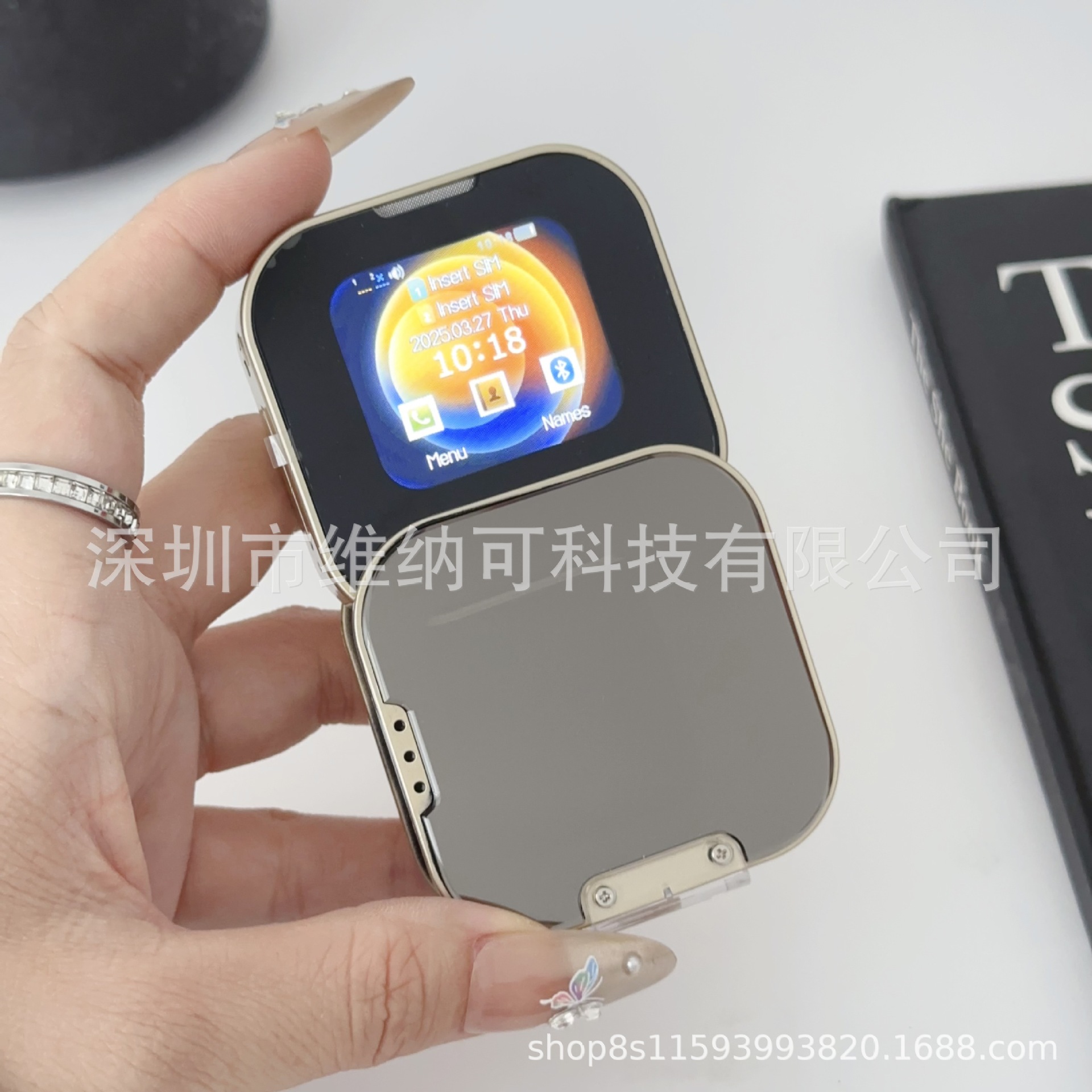 i19 Rotate旋转折叠手机触屏双卡双待迷你手机备用机跨境非智能机