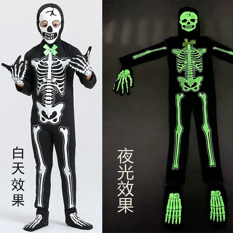 儿童万圣节吸血鬼表演服中世纪复古舞台装男女童演出服装|undefined
