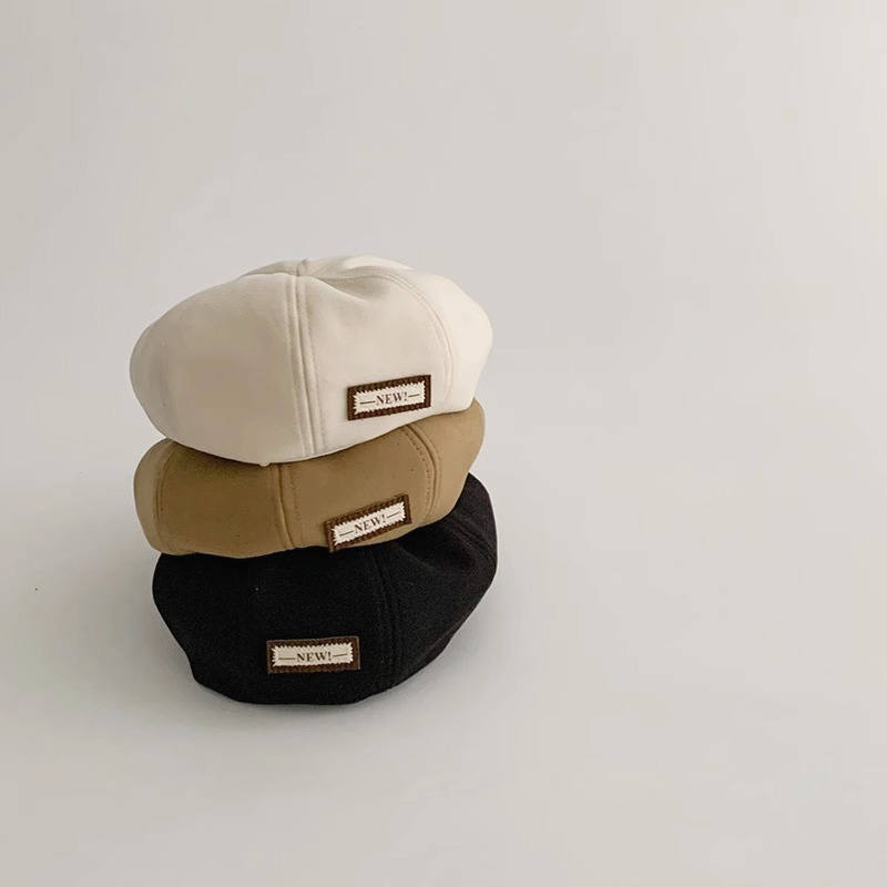 Berretto unisex per bambini Moda Cappelli per neonati in tinta unita per ragazzi e ragazze_voghion.com