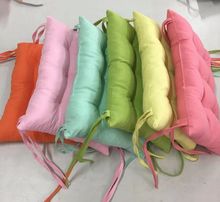 亚麻布长方形泡泡垫学生板凳垫子木板凳坐垫椅垫加厚椅垫子可