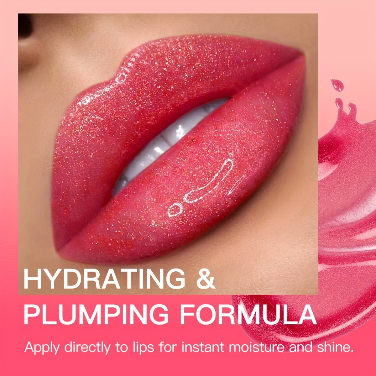 USHAS transfronterizo spot líquido lipstick esmalte lipstick lipstick miel de espejo agua lipstick maquillaje LG2582B