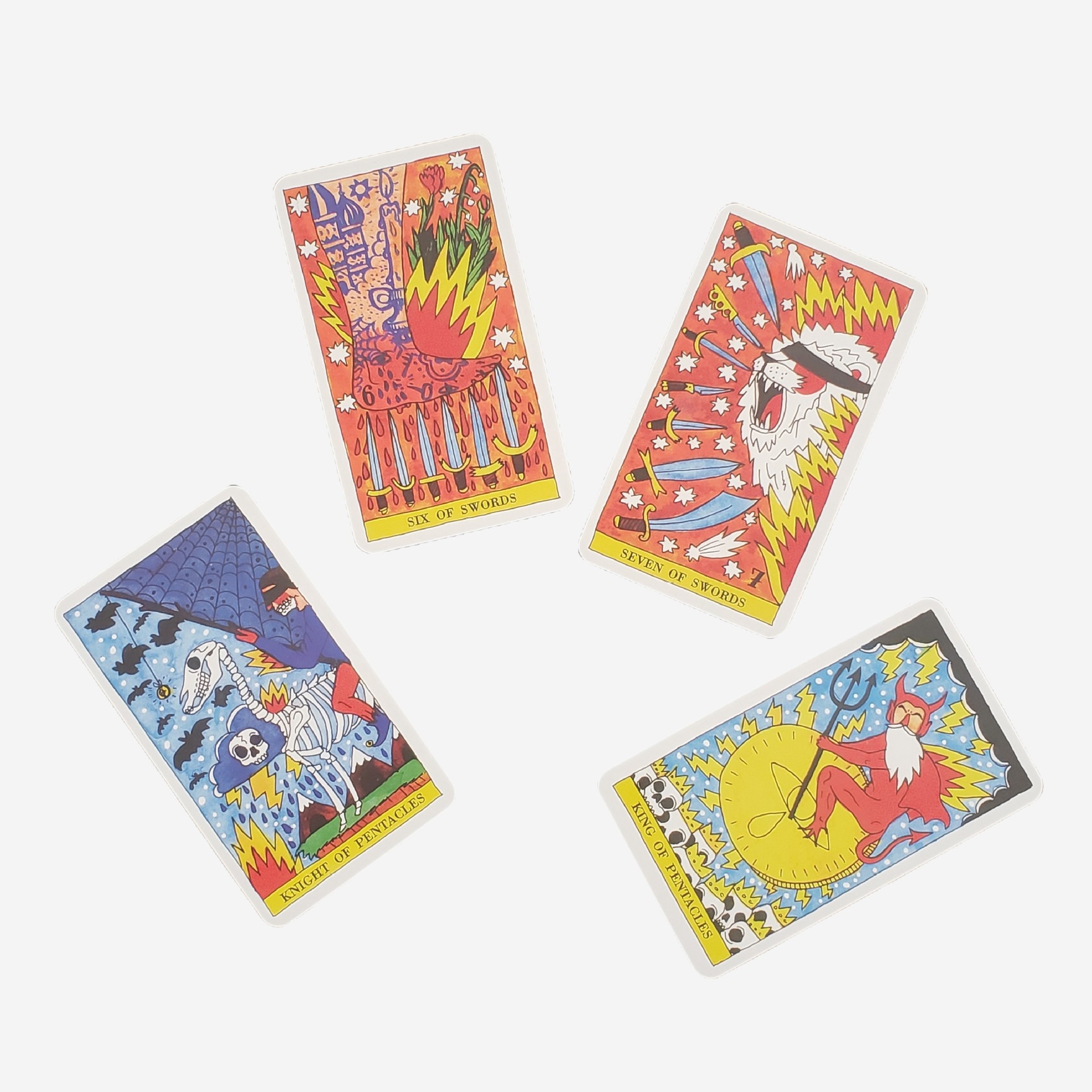 Del Fugo Tarot Deck - Traditional Divination Card Game Set_voghion.com