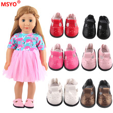 18寸美国女孩娃娃鞋子 Doll shoes 玩具娃娃洞洞鞋 新款热卖皮鞋